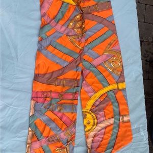 Hermes Silk Twilly Twill Scarf.